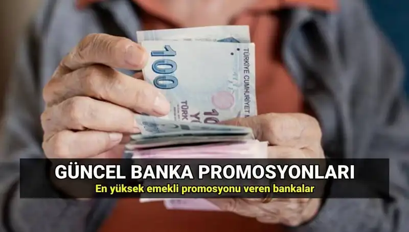 2025'te Banka Promosyon Tutarları: Emekliler İçin En Yüksek ve En Düşük Seçenekler